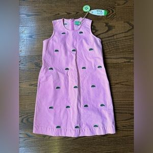 Castaway Nantucket Island NWT Pink Gator Embroidered Shift Dress